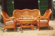 Bàn ghế mây MTL02